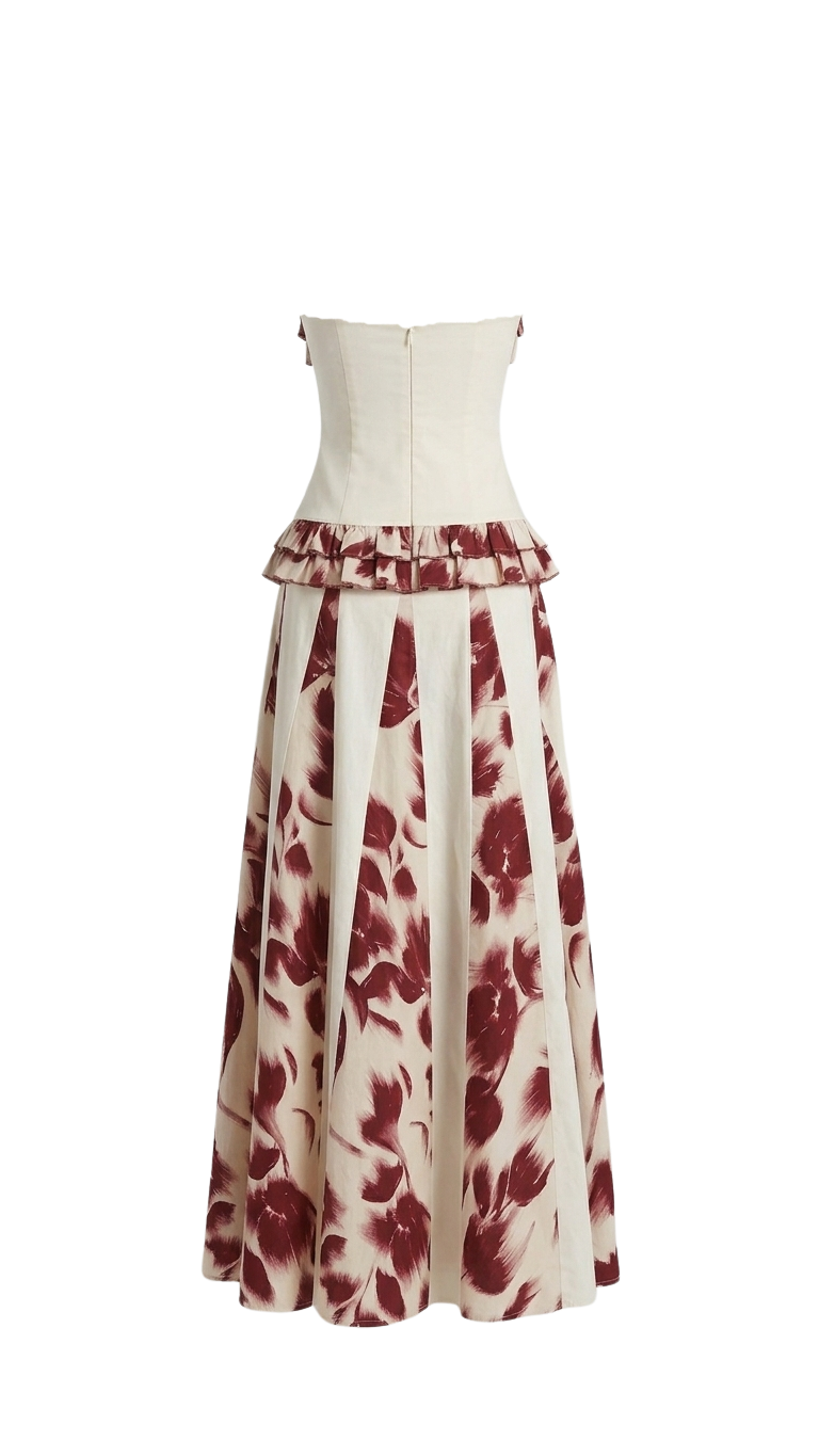 Red Flower Dress