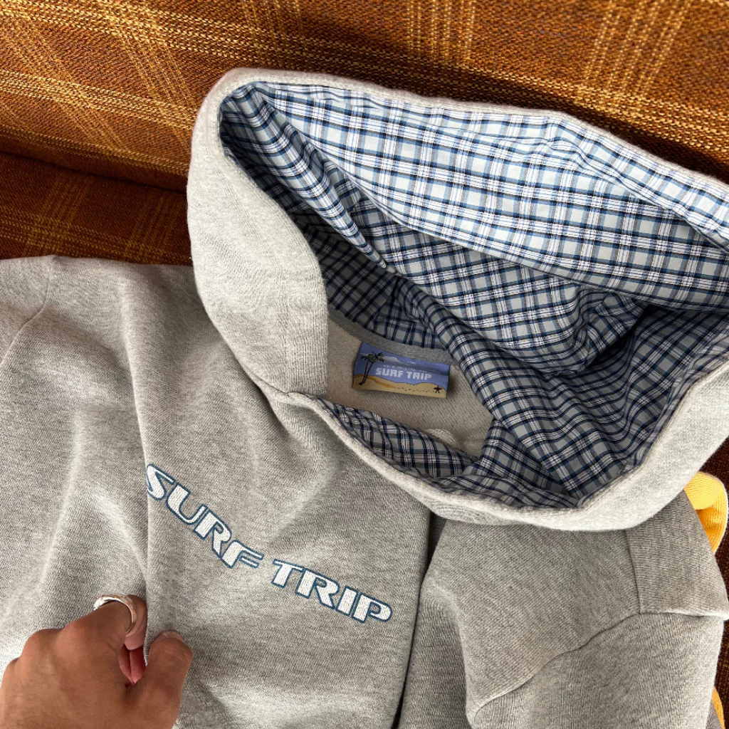 Unisex Plaid Hoodie