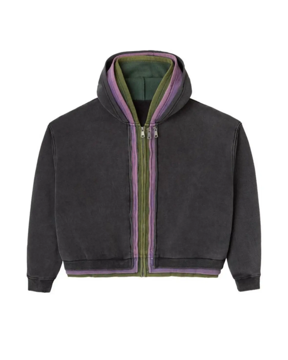3 Zip Hoodie