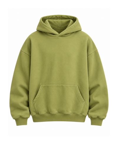 Olive Floral Hoodie