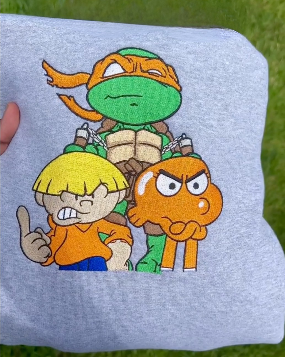 Cartoon Crossover Hoodie