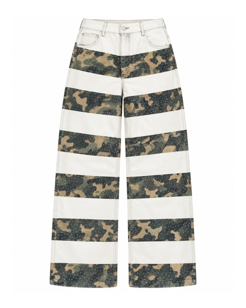 Camo Block Jeans