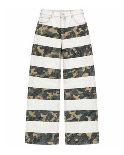 Camo Block Jeans