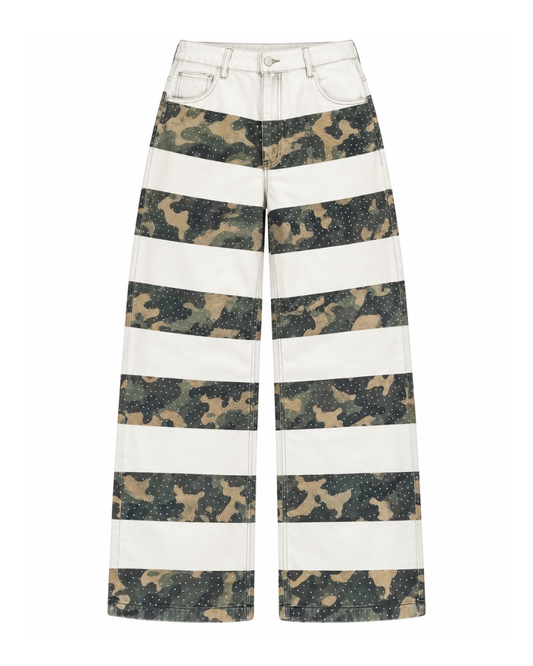 Camo Block Jeans
