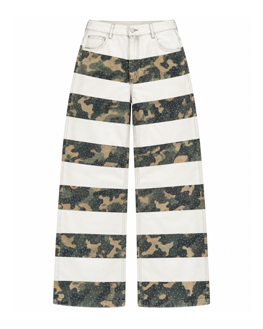 Camo Block Jeans