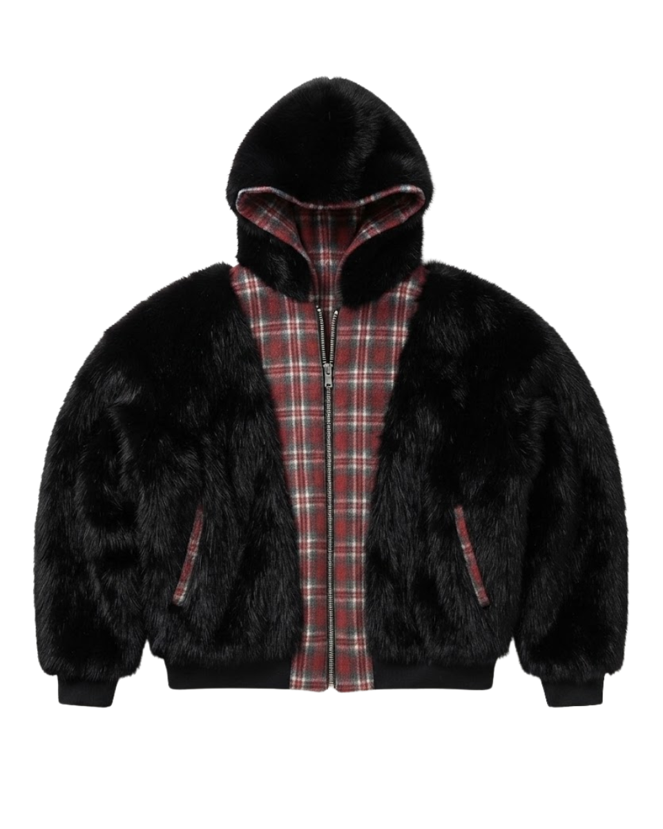 Plaid Reversible Jacket
