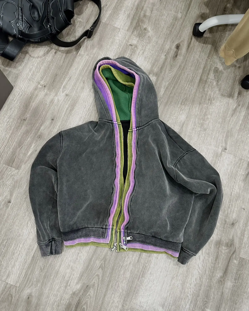 3 Zip Hoodie
