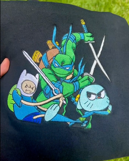 Cartoon Crossover Hoodie