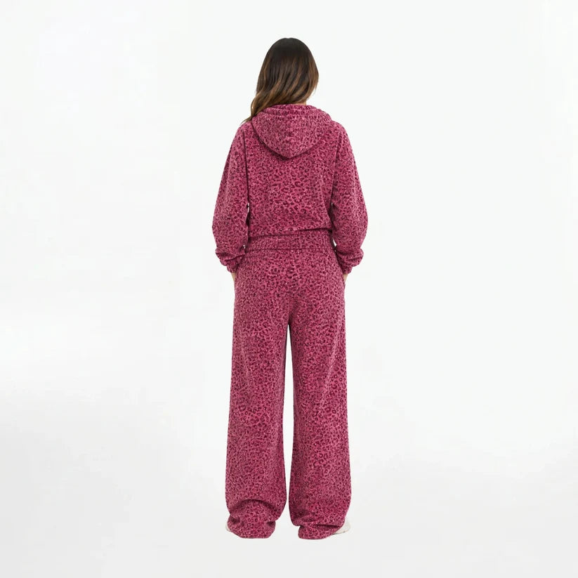 Leopard Rhinestone Hoodie