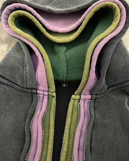 3 Zip Hoodie