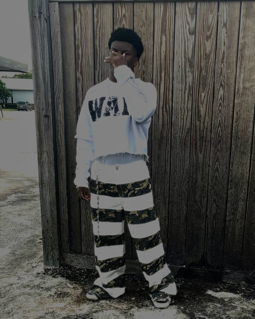Camo Block Jeans