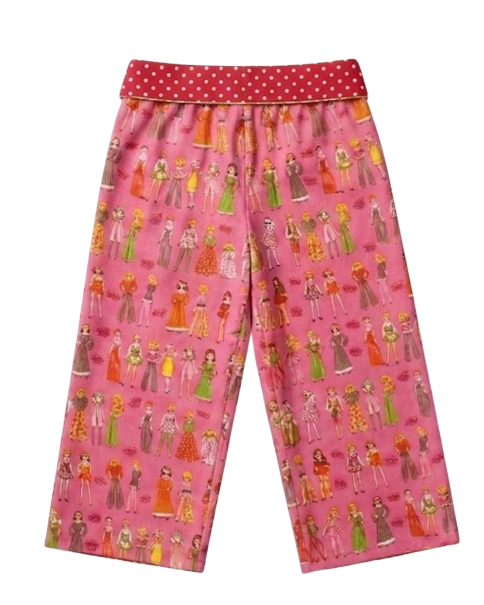 70s Girls Graphic Pants