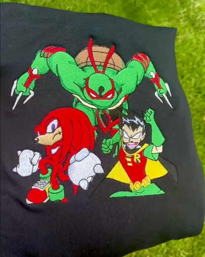 Cartoon Crossover Hoodie