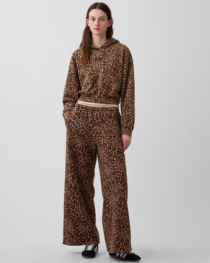 Leopard Logo Hoodie