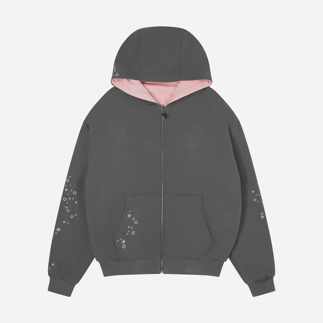 Burned Out Reversible Zip