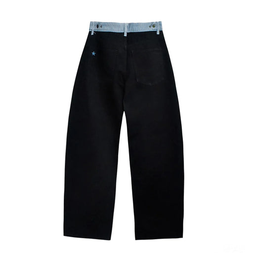 Adjustable Low-Rise Jeans