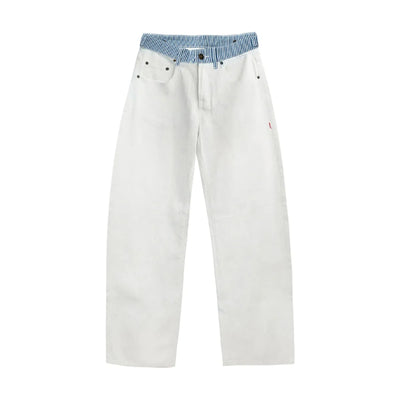 Adjustable Low-Rise Jeans