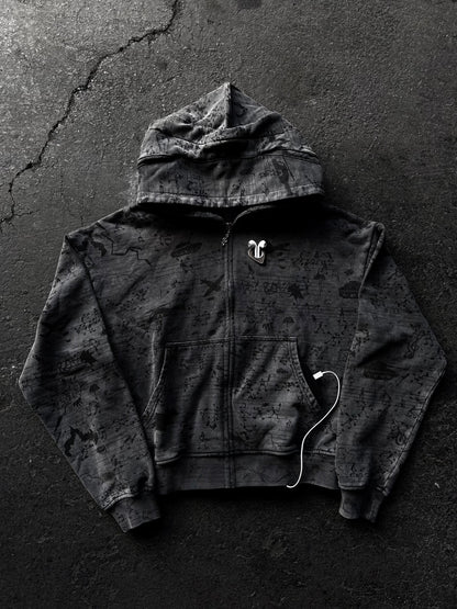 Headphone Zip Up Hoodie