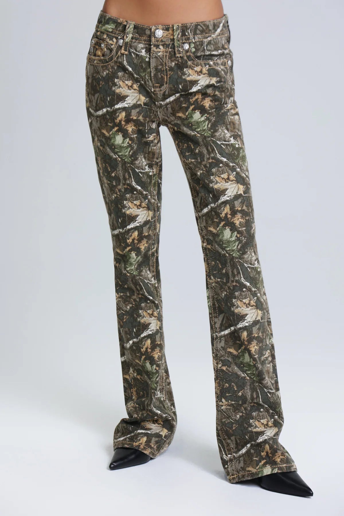 Camo Bootcut Jeans