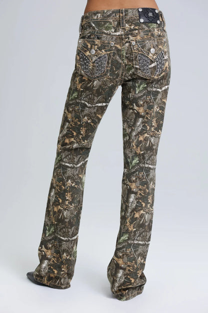 Camo Bootcut Jeans
