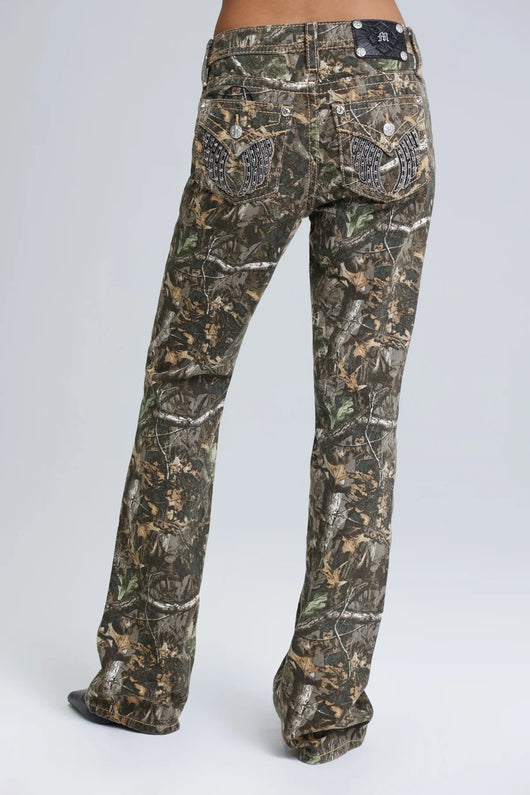 Camo Bootcut Jeans