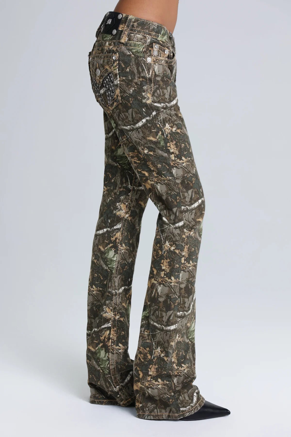 Camo Bootcut Jeans