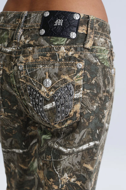 Camo Bootcut Jeans