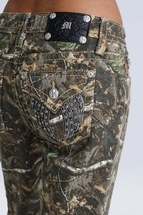 Camo Bootcut Jeans