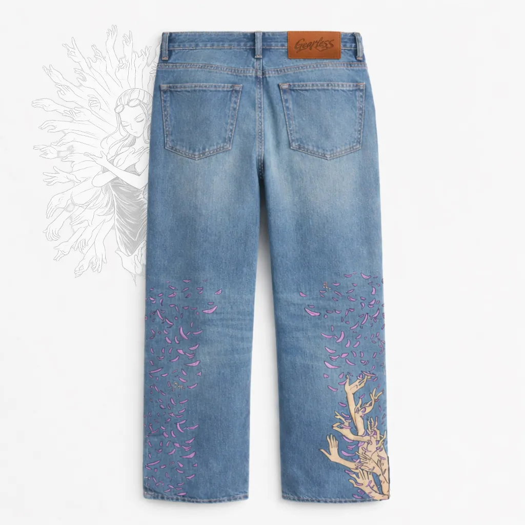 Nico Robin Graphic Jeans