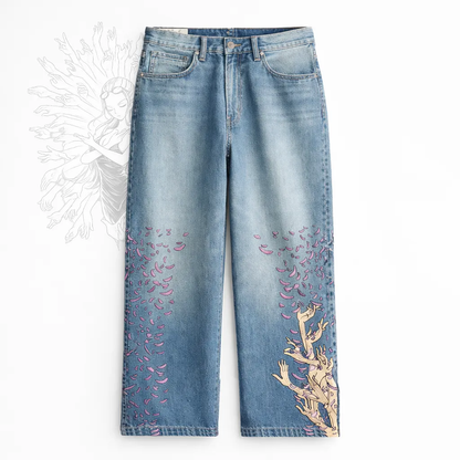 Nico Robin Graphic Jeans