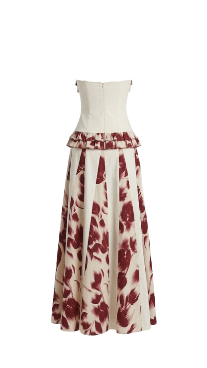 Red Flower Dress