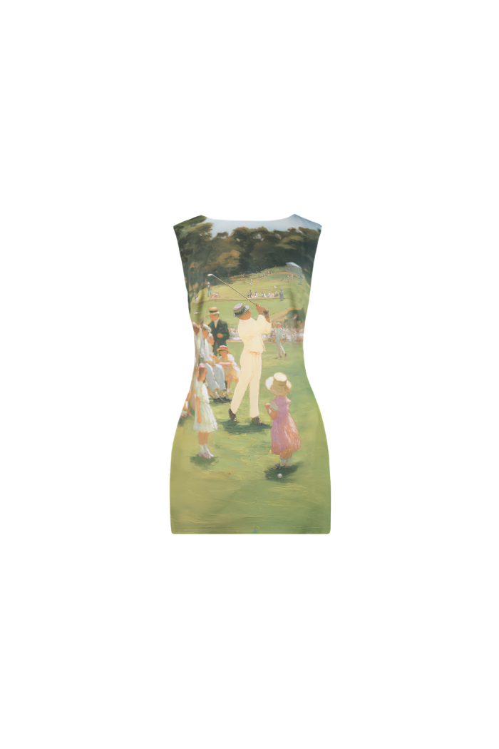 Vintage Graphic Dress