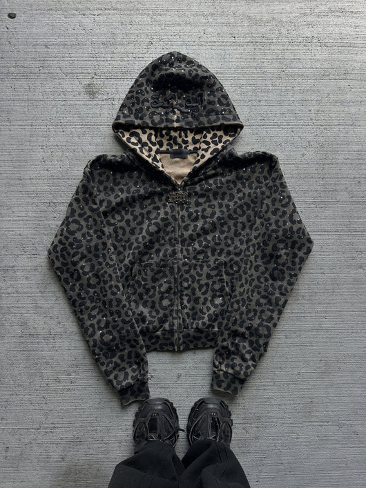 Leopard Rhinestone Sweatsuit