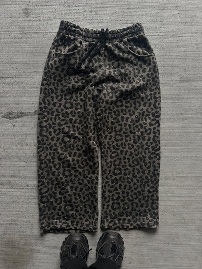 Leopard Rhinestone Sweatsuit
