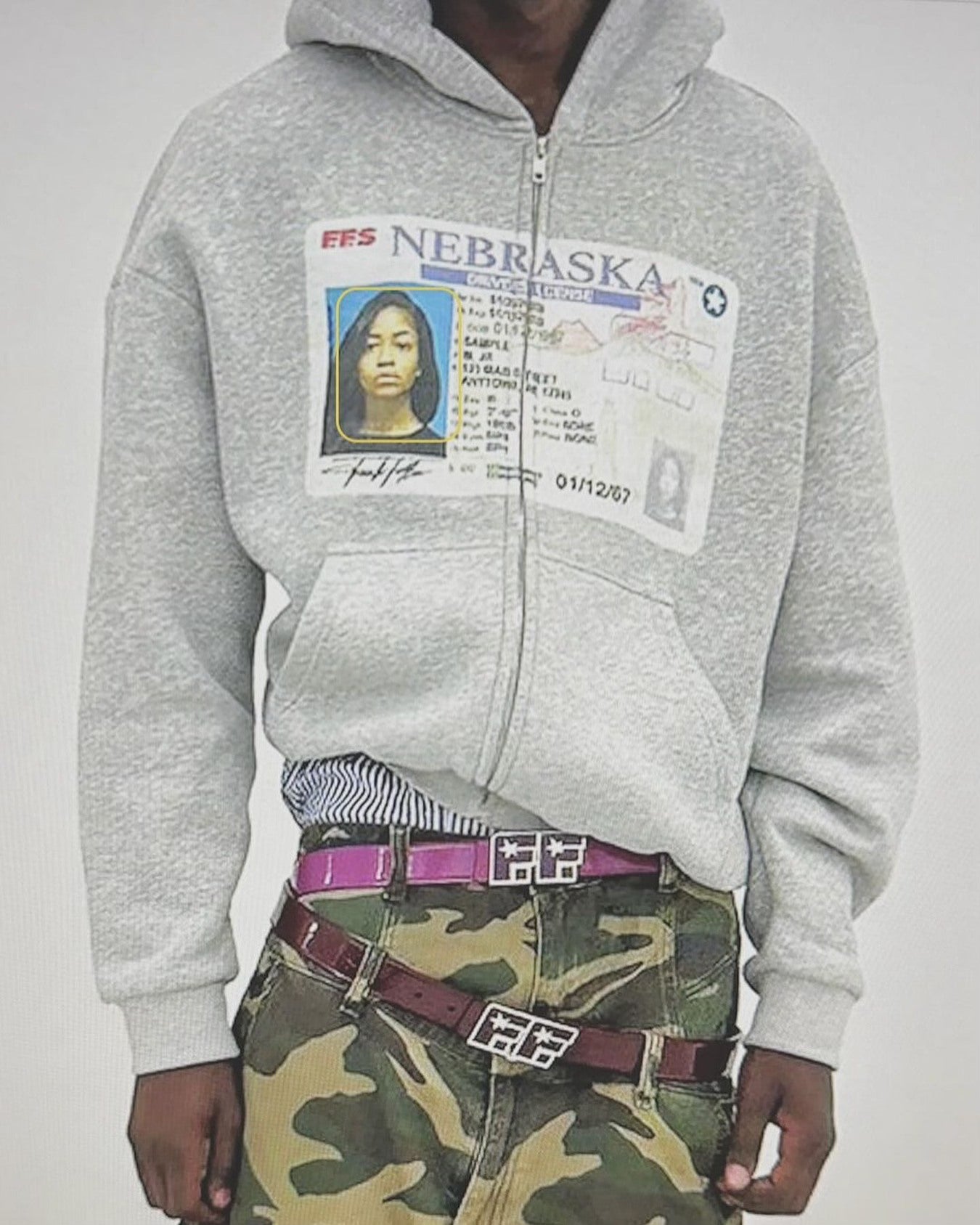 Nebraska ID Zip Up Hoodie