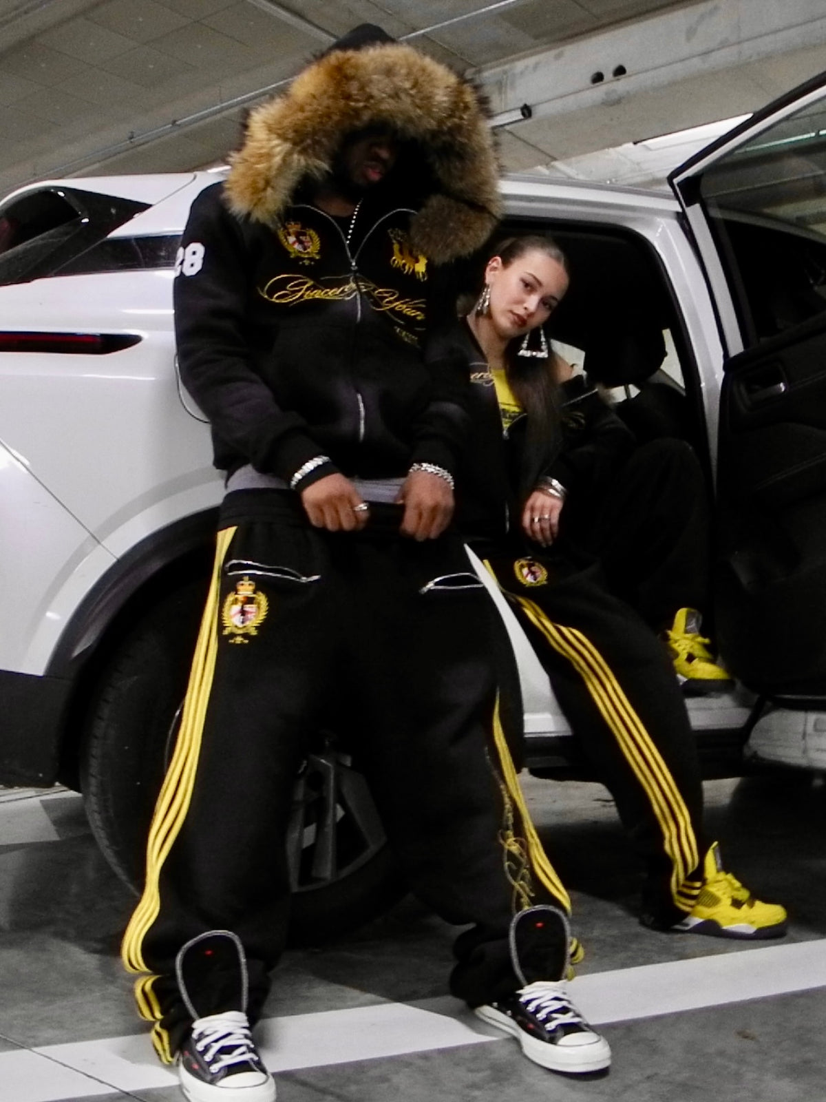 Kulture Faux Fur Sweatsuit