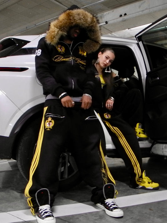 Kulture Faux Fur Sweatsuit