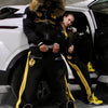Kulture Faux Fur Sweatsuit