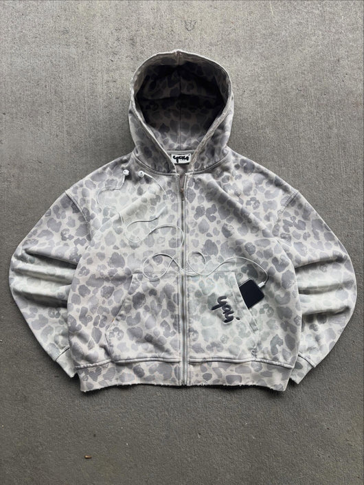 SNOW LEOPARD ZIP
