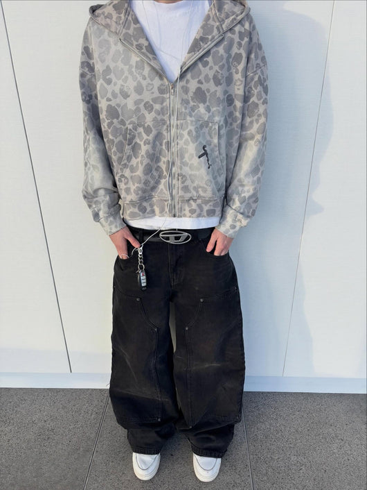 SNOW LEOPARD ZIP
